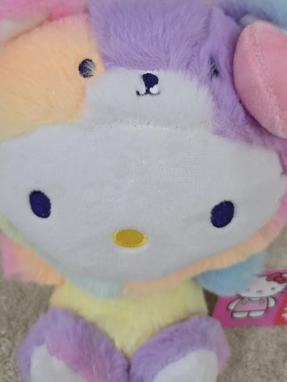 Sanrio Hello Kitty Rainbow Plush Toy - Multicolor